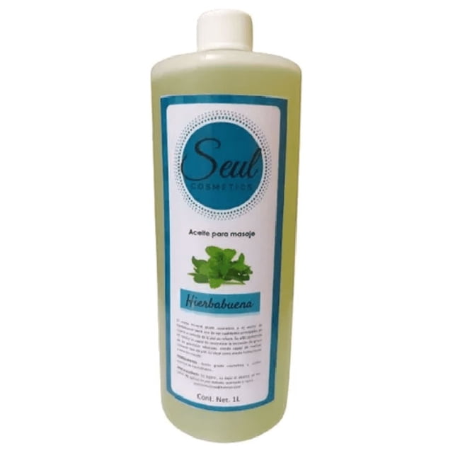 ACEITE PARA MASAJES SPA CUIDADO CORPORAL HIERBABUENA 1 LITRO