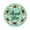 Sea Green & Pink, variant on Darling Souvenir 45 Pcs Floral Wreath Round Thank You Teal Blue Stickers Envelope Seals-1.6 Inches