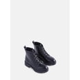 thumbnail image 2 of Wonder Nation Girls Combat Boots, 2 of 5