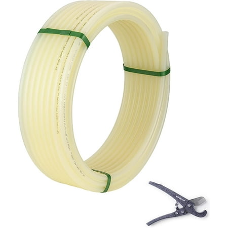 

EFIELD 1/2 Inch 300 ft Pex A Pipe/Tubing White for Potable Water-Plumbing Application with a Pipe Cutter (300 ft)