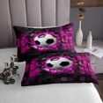 thumbnail image 3 of Erosebridal Soccer Coverlet Set King,Sport Theme Bedding Set,3pcs, 3 of 5