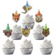 thumbnail image 1 of Decoraciones para Cupcakes LECAKTO 18 piezas Animales de Safari para Fiestas, 1 of 6