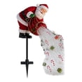 thumbnail image 4 of Clearance! Santa's Magic Pour - Flowing LED Christmas Garden Light, Solar Christmas Yard Stake with Cascading LED Strands, Santa Outdoor Garden Decor, 4 of 7