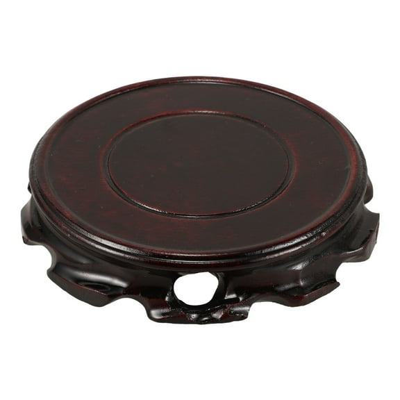 IBASETOY Oriental Plant Stand Display Stand Brown for Teapot Vase and Lamp 1Pcs