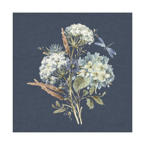 Lisa Audit 'Bohemian Blue 06 on blue' Canvas Art