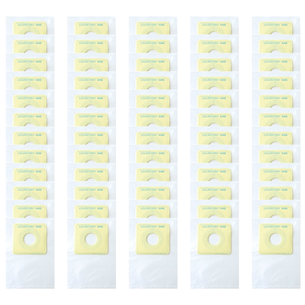 60pcs Disposable Ostomy Bags Transparent Drainable Colostomy Bags for Patients AB
