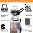 thumbnail image 4 of Cat Astronaut Planets Sports Water Bottle Portable Travel Mug 32oz BPA Free Leak Proof Straw Transparent Tritan for Gym Yoga Cycling Camping, 4 of 7