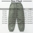 thumbnail image 3 of XUNKUSGA Boys' Pants 4-14 Years Waterproof Fleece Lined Boys Pants Casual Loose Pants for Toddlers Boys with Pockets Soft Comfortable Dstring Snow Pants, 3 of 5