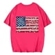 thumbnail image 3 of Blusas de Manga Corta Casuales para las Mujeres Verano Cuello Redondo Moda Impresa Blusa, Top Ligero para el Hogar Y Diario, 3 of 5