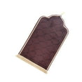 thumbnail image 3 of GUOOL Classic Prayer Rug Comfortable Anti Slip Wedding floor Carpet Travel Praying Mat Coffee, 3 of 9