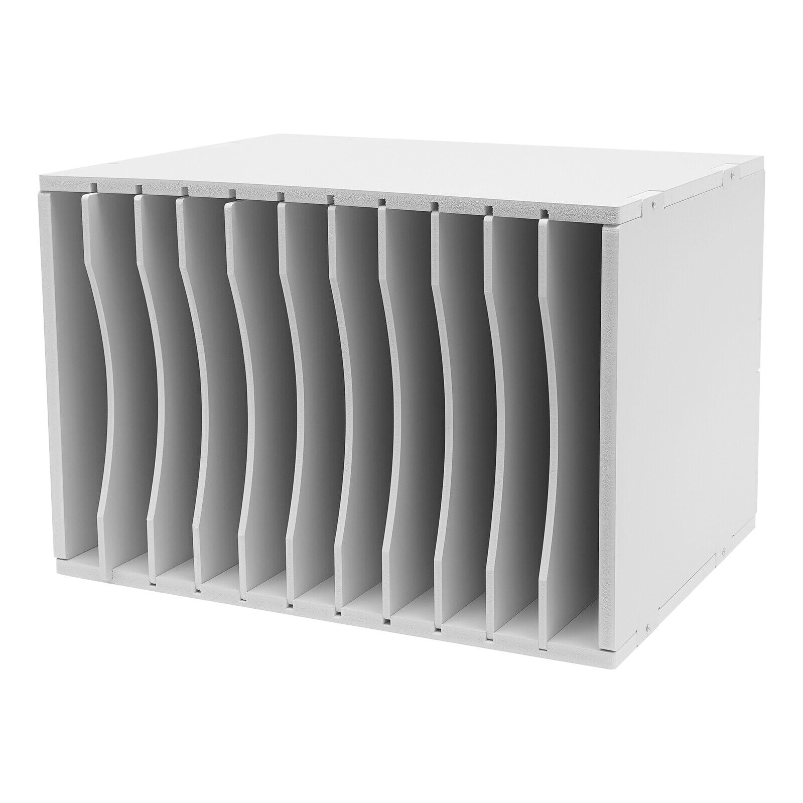11Tier Desk Paper Manager Office Organizer Rack Space-saving Large Capacity Tabletop File Storage Cabinet