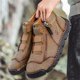 thumbnail image 4 of Zapatos informales para hombre, zapatos de cuero de caña alta, botas de hombre de gran tamaño a la moda, zapatos de conducción transpirables para hombre, tendencia Wmkox8yii 123q1424, 4 of 9