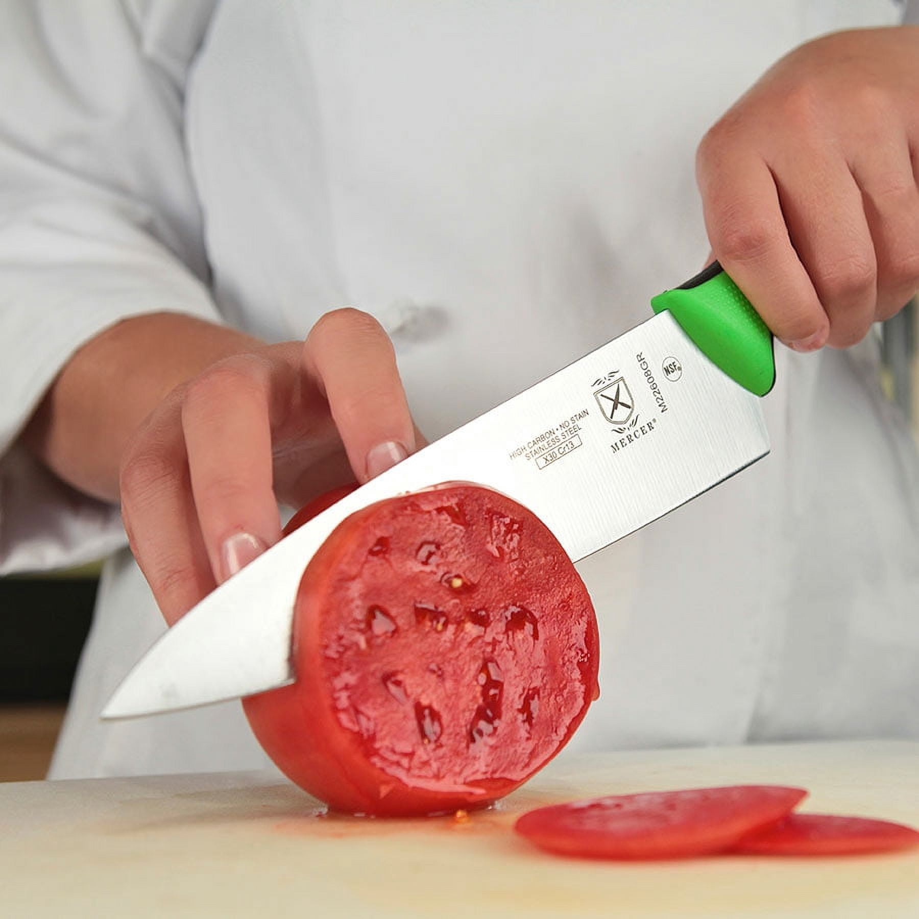Mercer Millennia 8" Chef's Knife Color-Coded | 4-Piece Knife Set