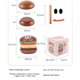 thumbnail image 2 of TRKIYQC Juego de Posavasos de Hamburguesa Creativo Novedad Soporte de Estante Taza de Haya Vino Cerveza Accesorio para el hogar TRKIYQC casual, 2 of 8