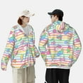 thumbnail image 6 of Gaeub Cute Unicorn Men's and Women's UPF 50+ Long-Sleeved Sun Protection Clothing, Fishing Shirt Long Sleeve Zip - 3X-Large, 6 of 9