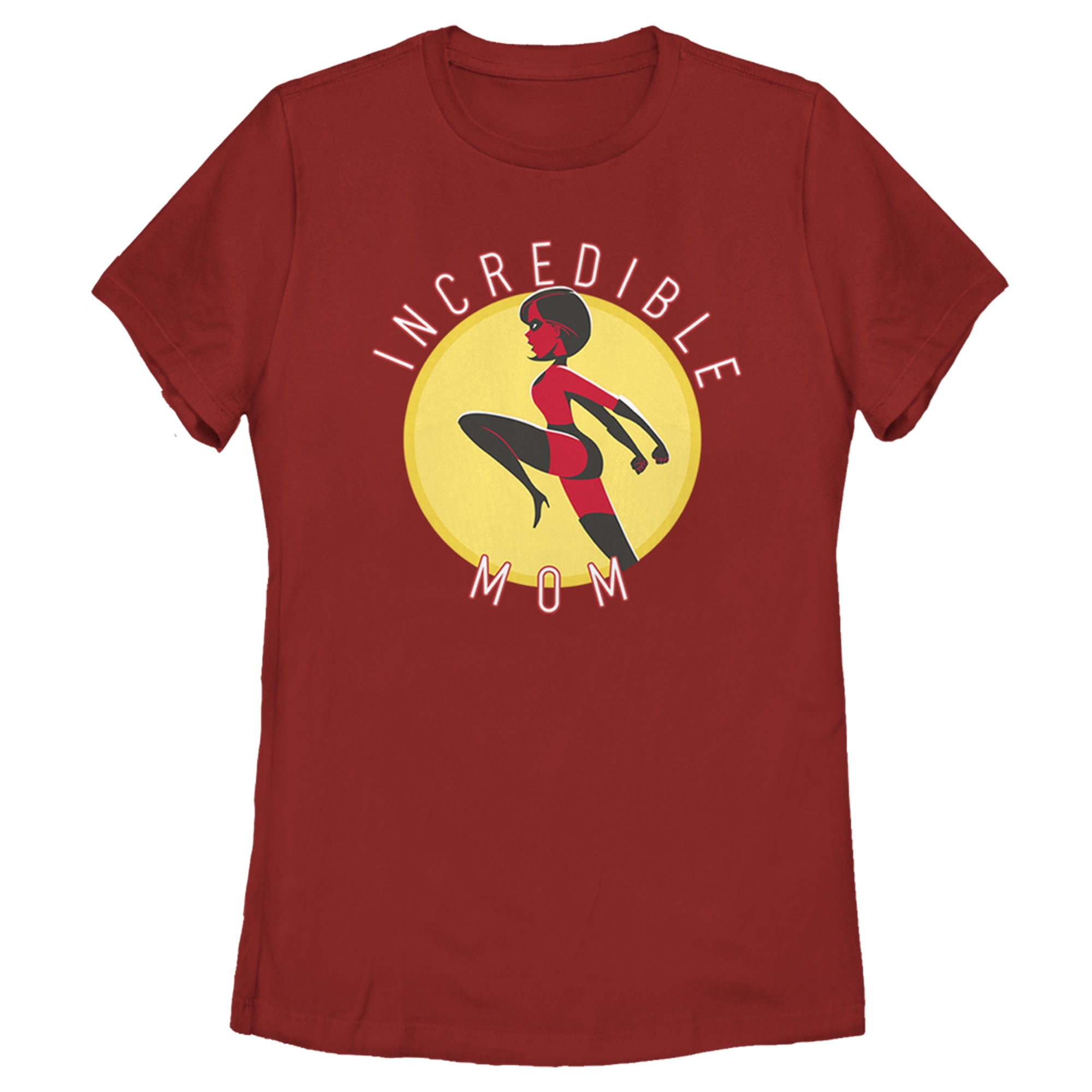 Women's The Incredibles Incredible Mom Circle Graphic Tee Red