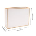 thumbnail image 3 of Unique Bargains 4 Pcs Gift Bags Simple Gift Packaging Rose Gold Tone White, 3 of 5