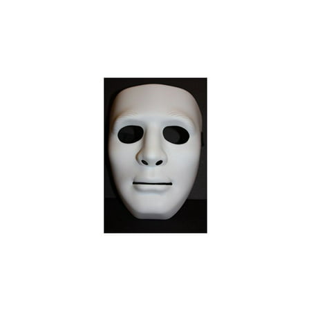 Full Face Plastic Plain Mask Costume Party Dance Crew For Hip Hop