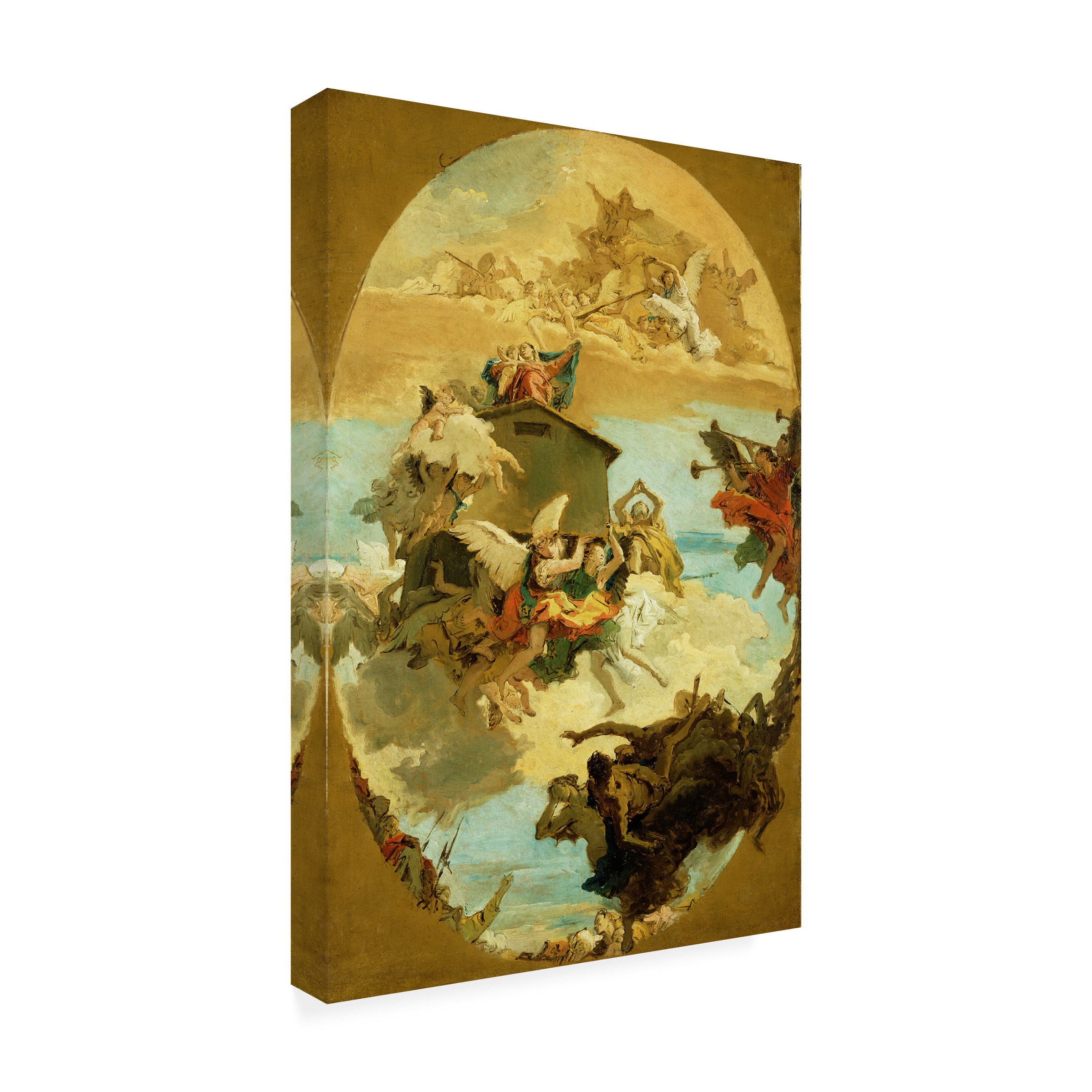 Tiepolo 'The Miracle Of The Holy House Of Loreto' Canvas Art
