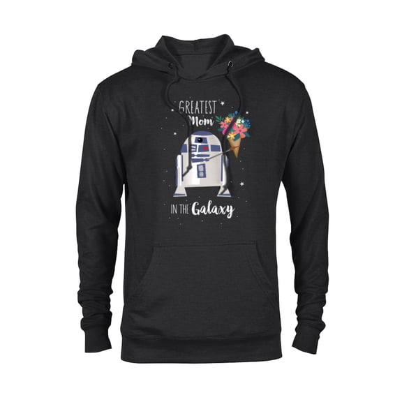 Star Wars R2-D2 Greatest Mom in the Galaxy Mother's Day - Pullover Hoodie for Adults - Customized-Black
