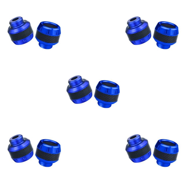 maskred 2 Pieces Aluminum Alloy Motorbike Protector Replacement Front Fork Cups Crash Modification Professional Competition Blue 5Set