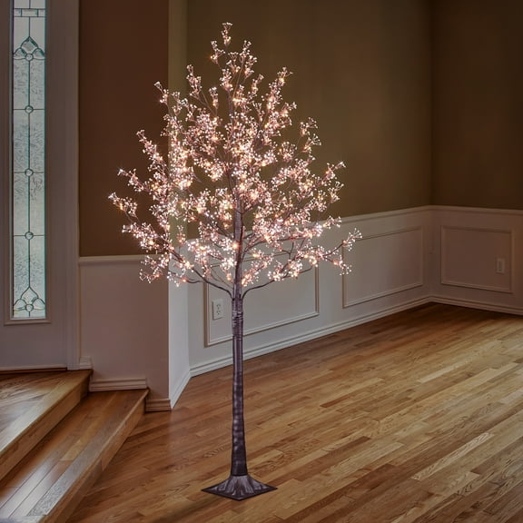 Lightshare Lighted Gypsophila Tree 6FT 176 LED Artificial Baby Breath Flowers with Lights for Wedding Home Christmas Holiday Decoration (Gypsophila Tree)