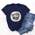 thumbnail image 5 of Blusa suelta estampada con cuello redondo y manga corta para mujer OAVQHLG3B Store  lin121212, 5 of 5