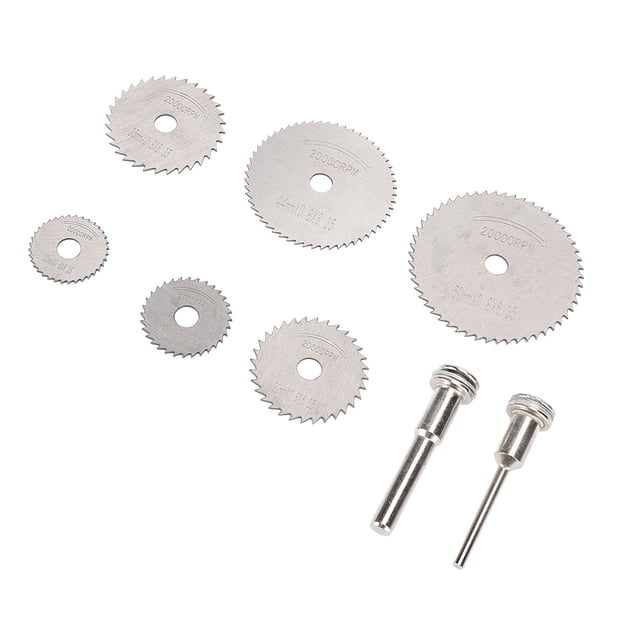 Tool Cutting Wheel Set, HSS Plastic Universal High Hardness Circular Saw Blades for Wood Stone Glass