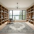 thumbnail image 2 of ODIKA 9'x12' Washable Area Rug Low Pile, Flatwoven, Beige Boho Asymmetrical Washes Understated An Under Dining Table for Great Room, Indoor Concept, Large Living, 2 of 7