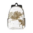 thumbnail image 1 of Easygdp Horse Rider In Field Mochila Ligera de 15 Pulgadas para Estudiantes, Mochila Cómoda para la Escuela y Viajes, Correas Ajustables, 1 of 6