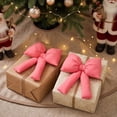 thumbnail image 4 of Christmas Bow Ornaments Soft Pastel Tree Decor for Wreaths, Garlands, Parties, 4 of 6