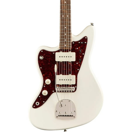 Squier Classic Vibe '60s Jazzmaster Left-Handed Electric Guitar Olympic (Best Amp For Jazzmaster)