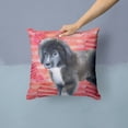 thumbnail image 2 of Love Design with Dog Fabric Decorative Pillow, 2 of 4