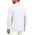 thumbnail image 4 of Polo Shirts for Men Cotton Breathable Sun Protection Long Sleeve Golf Collared Shirt for Casual Work Travel, 3 Buttons, 4 of 5