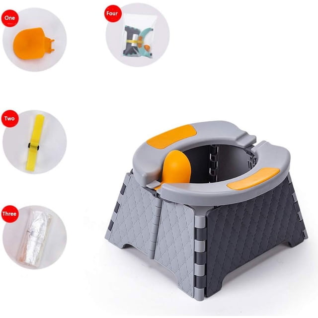 Cómoda de viaje para niños (gris) | Cómoda plegable | Cómoda interior/exterior