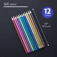 thumbnail image 2 of BAZIC Metallic Colored Pencils (12 Count), 2 of 7