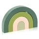 thumbnail image 2 of Paquete de 4 bloques de construcción de juguetes apilando juego juguetes juguetes educativos juguetes jugando aprendizaje para color forma geometría verde Yuarrent FN001467-02, 2 of 6