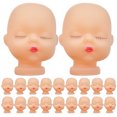 thumbnail image 1 of 20pcs DIY Doll Heads Keychain DIY Accessory Handmade Doll Heads DIY Doll Heads, 1 of 8