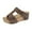 Brown, variant on Xfvqtps Corkys Sandals for Women Slide Sandals Zipper Peep Toe Summer Flatform Sandals Brown