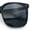 All Black, variant on Womens XXL Oversized Inset Lens Large Coverage Horn Rim Plastic Sunglasses All Black