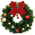 thumbnail image 4 of Lazo de corona de 2 piezas, lazo de Navidad grande, lazo de árbol de Navidad en el árbol de Galan, decoración del hogar de fiesta, 4 of 5