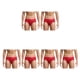 thumbnail image 5 of Sonducket 2x calzoncillos transpirables de cintura baja para hombre de máxima comodidad con ropa interior Sexy para hombre, calzoncillos sexys Type1 NO1, 5 of 6