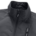 thumbnail image 4 of Mens Sleeveless Softshell Vest Waterproof Windproof Jacket Full Zip Outerwear Golf Vest with Muti Zipper Pockets Big and Tall Size XS-3XL Gray, 4 of 9