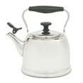 thumbnail image 3 of Martha Stewart Everyday Lily Pond 2.2-Quart Stainless Steel Tea Kettle w/ Lid, Silver, 3 of 6