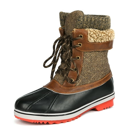 

Pairs Women‘s Mid Calf Outdoor Boots Waterproof Winter Boots RIVER_3 GREY Size 9