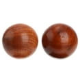 thumbnail image 1 of Raindrops 2Pcs Dark Brown Wood Hand Massager for Adults with Function, 1 of 7