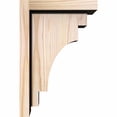 thumbnail image 3 of 7 1/2"W x 8"D x 12"H Mediterranean Smooth Corbel w/Backplate, Douglas Fir, 3 of 9