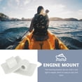 thumbnail image 4 of BESTYASH 2Pcs Kayak Motor Mount Clip Lightweight Grey Motor Holder for Kayak and Canoe, 4 of 6
