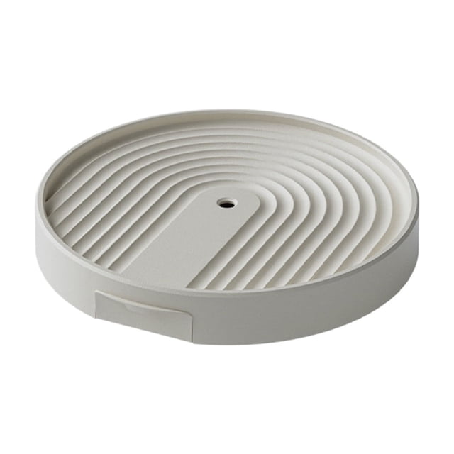 Plateau à Plantes à Roulettes, Plateau Circulaire Épaissi pour Pots de Fleurs, Base de Drainage Mobile, Adapté pour Plantes en Pot Intérieures et Extérieures