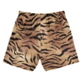 thumbnail image 3 of oqasdz Boys Swim Trunks with Compression Liner Drawstring Waist Leopard Printed Comfortable Shorts for Kids Swimming Summer Vacation, 3 of 5